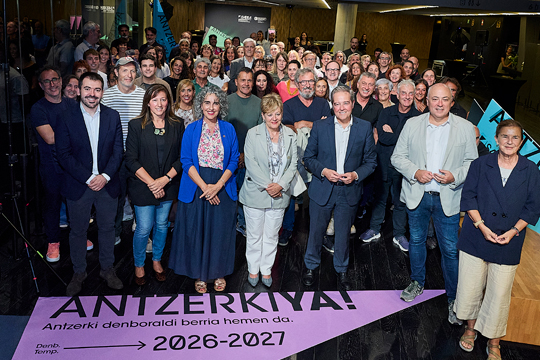 Euskadi abre la nueva temporada de artes esc�nicas con m�s de 2.000 funciones y pone en valor el papel de SAREA como sistema de colaboraci�n